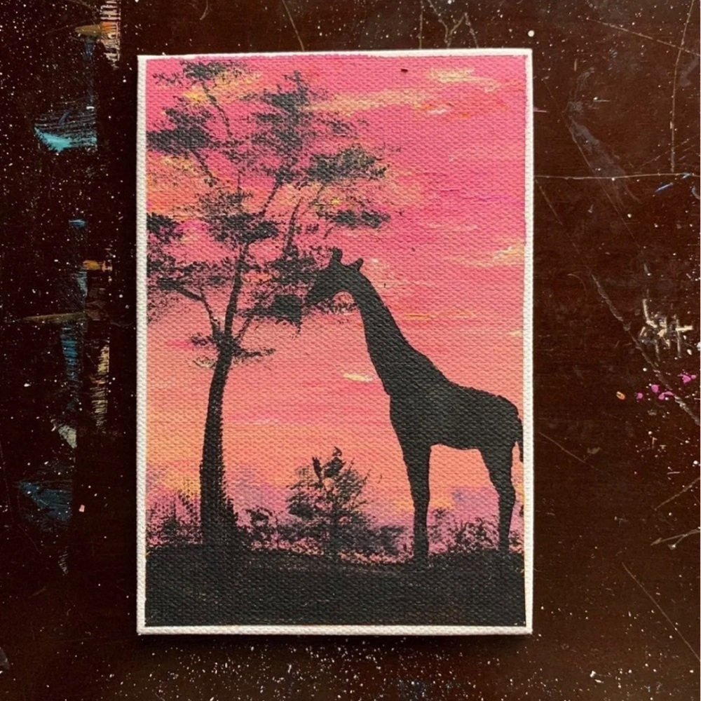 Giraffe painting by ryanchristyarts